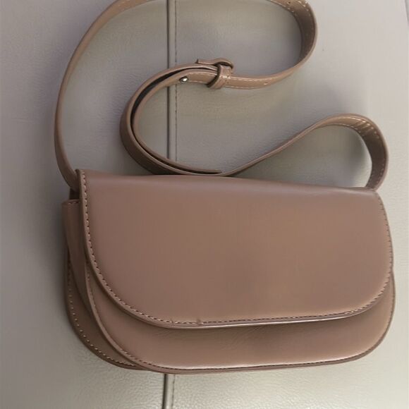 Melie Bianco Vegan Leather Shoulder Bag Adjustable Strap - Picture 11 of 16